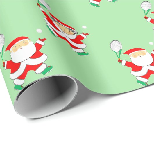 Tennis Kerstcadeauverpakking Cadeaupapier (Rol Hoek)