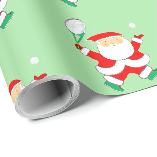 Tennis Kerstcadeauverpakking Papier (Rol Hoek)
