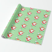 Tennis Kerstcadeauverpakking Papier (Uitgerold)