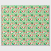 Tennis-kerstfeestcadeautje Cadeaupapier (Vlak)