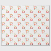 Tennis-kerstfeestcadeautje Cadeaupapier (Vlak)