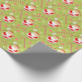 Tennis-kerstfeestcadeautje Cadeaupapier (Hoek)