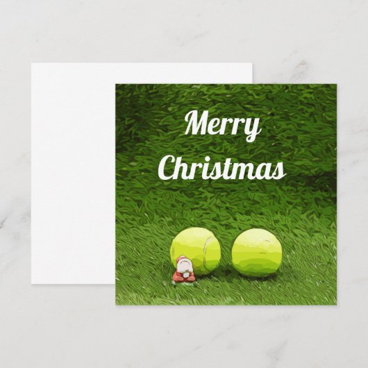 Tennis-kerstfeestdag (Voorkant / Achterkant)