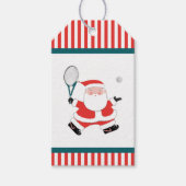 Tennis-kerstfeestdag Cadeaulabel (Voorkant)