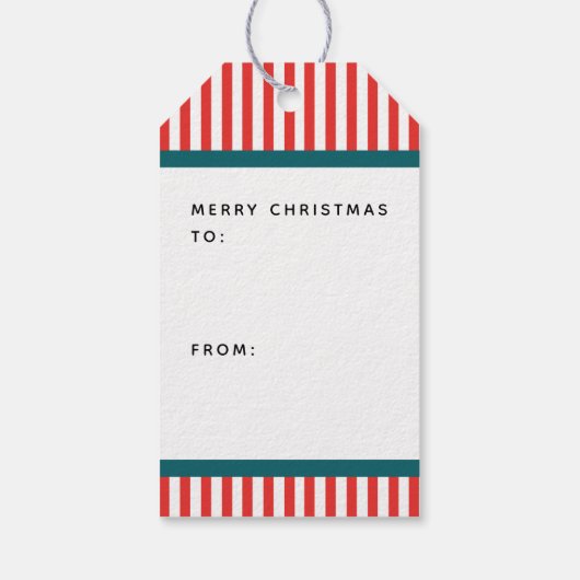 Tennis-kerstfeestdag Cadeaulabel (Achterkant)