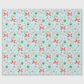 Tennis-kerstfeestdag cadeaupapier (Vlak)