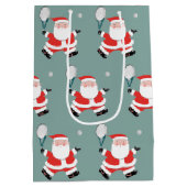 Tennis-kerstfeestdag Medium Cadeauzakje (Achterkant)