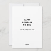 Tennis kerstfeestdag nieuwjaarskaarten feestdagenkaart (Achterkant)