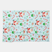 Tennis-kerstfeestdag Theedoek (Horizontaal)