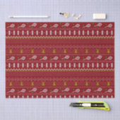 Tennis-kerstfeestzater met geventileerde patroonro tissuepapier (Craft)