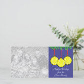 Tennis Kerstkaart (Staand voorkant)