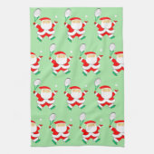 Tennis-kerstkeukenhanddoek Theedoek (Verticaal)