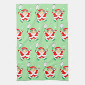 Tennis-kerstkeukenhanddoek Theedoek (Verticaal)