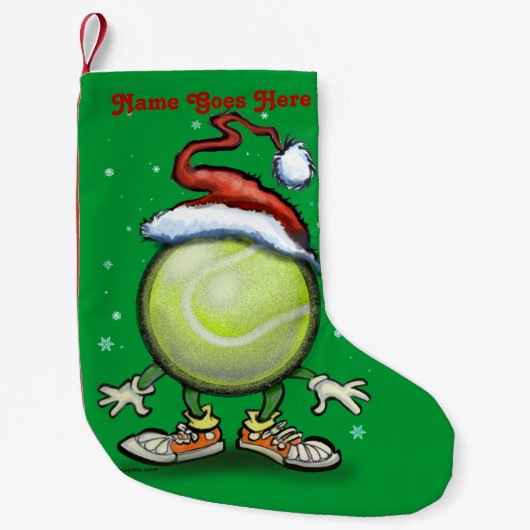 Tennis Kerstmis Kleine Kerstsok (Voorkant)