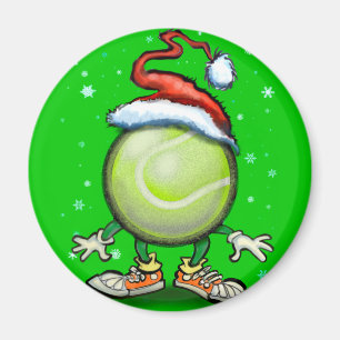 Tennis Kerstmis Magneet