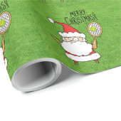 Tennis Kerstmis met kerstbal Cadeaupapier (Rol Hoek)