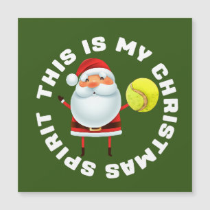 Tennis Kerstmis met Kerstman Kerstmis Spirit
