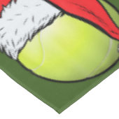 Tennis Kerstmis met tennisbal voor speler Tafelkleed (Gekanteld)