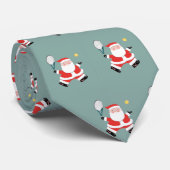 tennis Kerstmis novelty Neck Tie Stropdas (Opgerold)