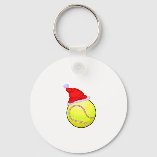 Tennis Kerstmis Sleutelhanger (Voorkant)