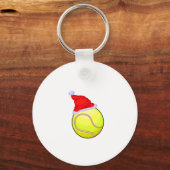 Tennis Kerstmis Sleutelhanger (Voorkant)