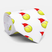 Tennis Kerstmis Stropdas (Opgerold)