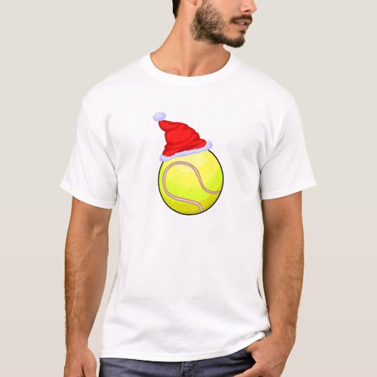 Tennis Kerstmis T-shirt (Voorkant)