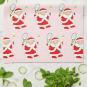 Tennis Kerstmis Theedoek (Gevouwen)