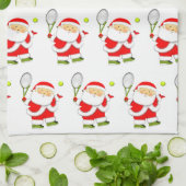 Tennis Kerstmis Theedoek (Gevouwen)