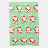 Tennis Kerstmis Theedoek (Verticaal)