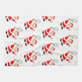 Tennis Kerstmis Theedoek (Horizontaal)