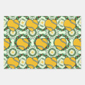 Tennis Kerstmis thema Inpakpapier Vel (Voorkant 2)