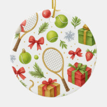 Tennis Kerstmis thema