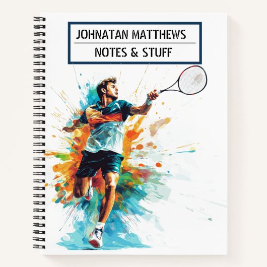 Tennis kids Notitieboek (Voorkant)