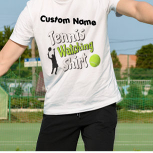 Tennis kijkwesten van [NAAM] T-Shirt