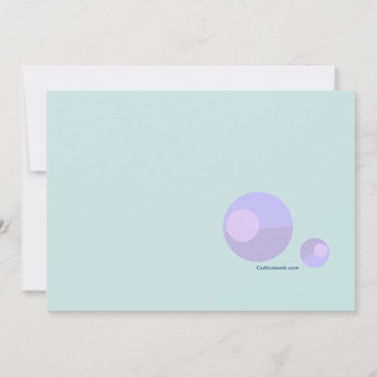 Tennis Kind uitnodiging (Achterkant)