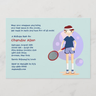 Tennis Kind uitnodiging