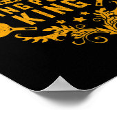 Tennis King Fun Ping Pong Gift and Table Spo Poster (Hoek)