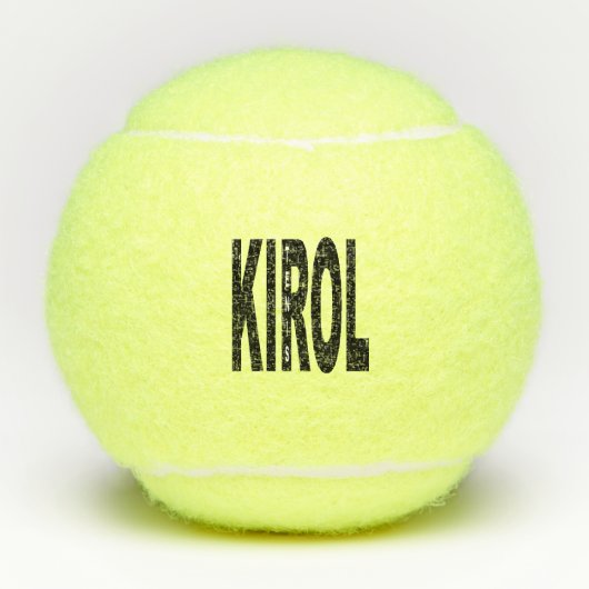 Tennis KIROL TENIS BASQUE Tennisballen (Voorkant)