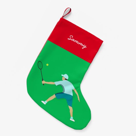Tennis Kleine Kerstsok (Voorkant (Hangend))