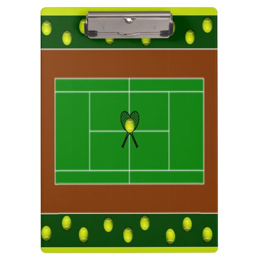 Tennis Klembord (Voorkant)