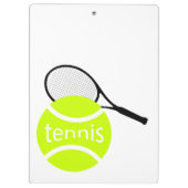 Tennis Klembord (Achterkant)