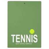 Tennis Klembord (Achterkant)