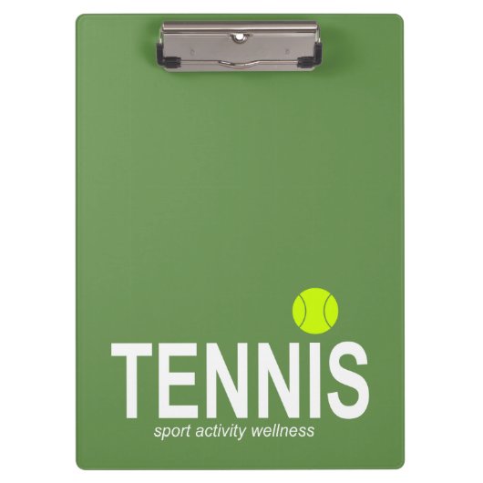 Tennis Klembord (Voorkant)