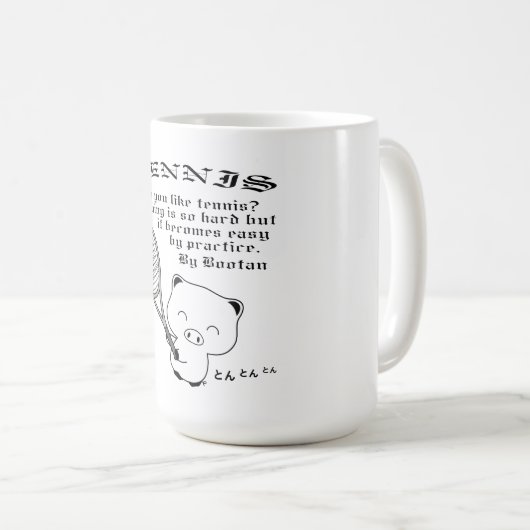 Tennis Koffiemok (Voorkant rechts)