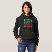 Tennis-koffiewijn Hoodie (Voorkant volledig)