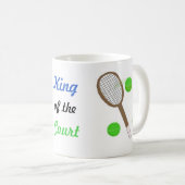 Tennis - Koning van het veld Koffiemok (Voorkant rechts)