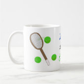 Tennis - Koning van het veld Koffiemok (Links)