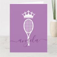 Tennis Koningin van de Rechtbank Gepersonaliseerde