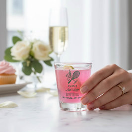 Tennis laatste optreden voor The Ring Bachelorette Shot Glas